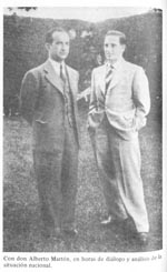 Don Pepe y Alberto Martén