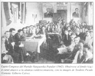 Congreso de Partido Vanguardia Popular, 1942