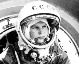 Valentina Tereshkova a bordo del Vostok VI, 1963.